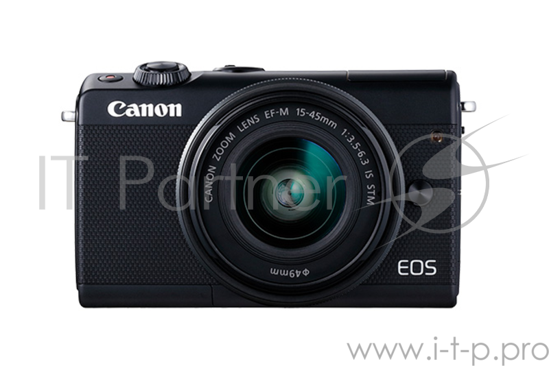 Фотоаппарат Canon EOS M100 черный 18Mpix 3 1080p WiFi 15-45 IS STM LP-E12