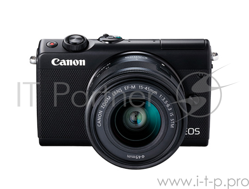 Фотоаппарат Canon EOS M100 черный 18Mpix 3 1080p WiFi 15-45 IS STM LP-E12