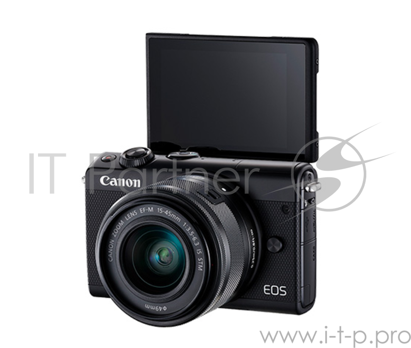 Фотоаппарат Canon EOS M100 черный 18Mpix 3 1080p WiFi 15-45 IS STM LP-E12