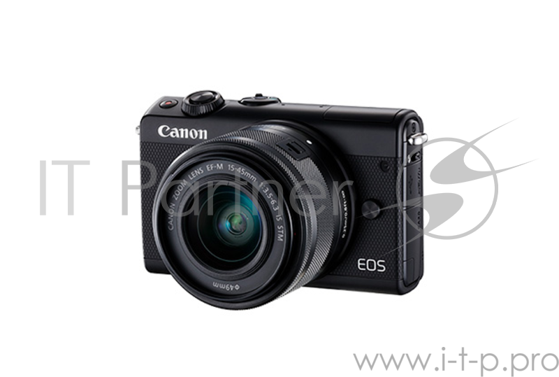 Фотоаппарат Canon EOS M100 черный 18Mpix 3 1080p WiFi 15-45 IS STM LP-E12