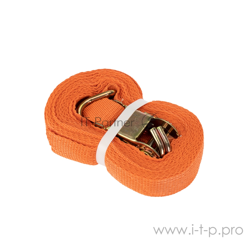 Стяжка для груза REXANT багажная с крюками, с храповым механизмом, 10х0.038 м