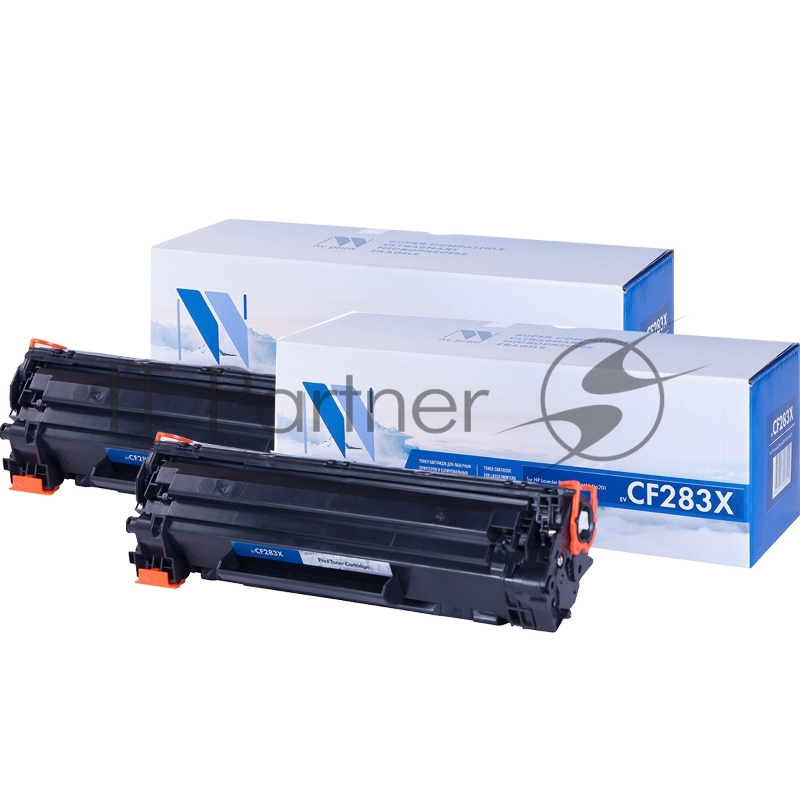 Картридж NVP совместимый NV-CF283X-SET2 для HP LaserJet Pro M201dw/ M201n/ M225dn/ M225dw/ M225rdn (2200k) (2 шт)