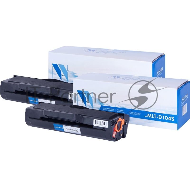 Картридж NVP совместимый NV-MLT-D104S-SET2 для Samsung ML 1660/ 1665/ 1667/ 1670/ 1860/ 1865/ 1865W/ 1867/ SCX 3200/ 3205/ 3205W (1500k) (2 шт)