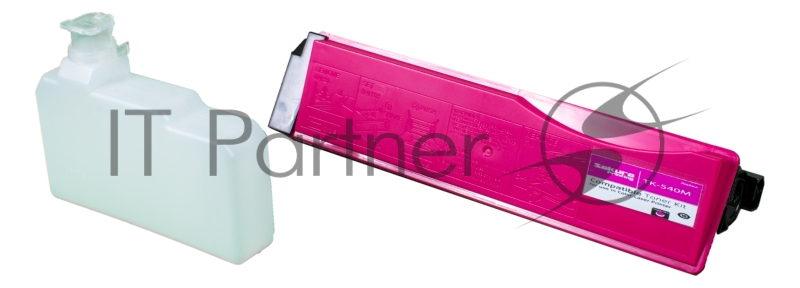 Картридж SAKURA TK540M для Kyocera Mita FS-C5100DN, пурпурный, 4000 к.