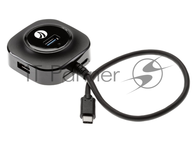 Кабель-концентратор TypeC USB3.0----4 USB3.0 +microUSB 0.3m VCOM (DH307C)