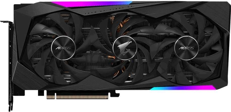 Видеокарта Gigabyte PCI-E nVidia GeForce RTX 3070 8Gb AORUS MASTER LHR RTL (GV-N3070AORUS M-8GD 2.0)