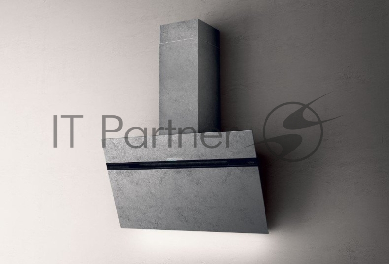 Настенная вытяжка Elica STRIPE URBAN ZINC/A/90-PRF0147739, наклонная, 90 см, 1200 м3/ч, металл с эффектом оцинкованной стали