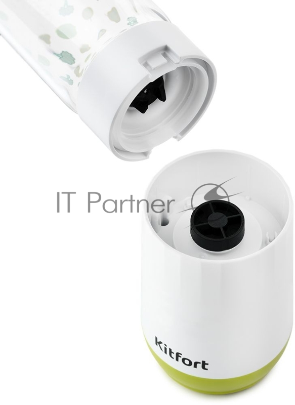 Блендер стационарный Kitfort КТ-3043-2 белый/салатовый
