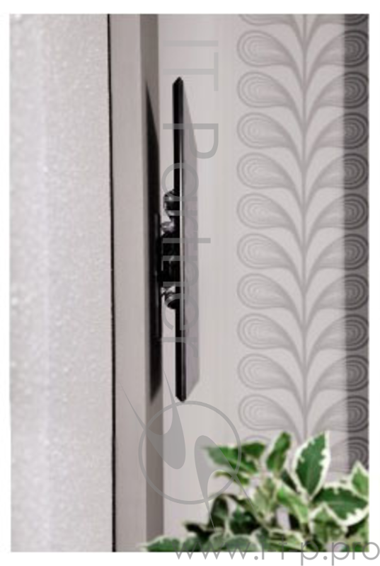 Кронштейн для телевизора Hama H-108730 черный 23-50 макс.45кг настенный поворотно-выдвижной и накл