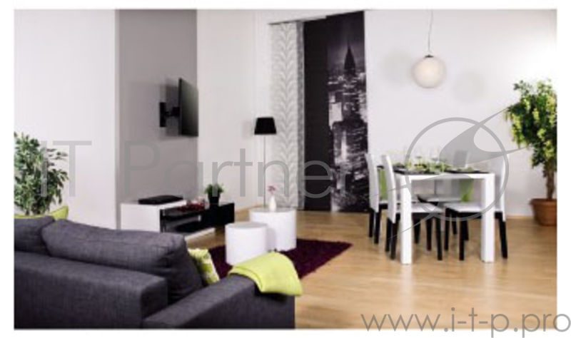 Кронштейн для телевизора Hama H-108730 черный 23-50 макс.45кг настенный поворотно-выдвижной и накл