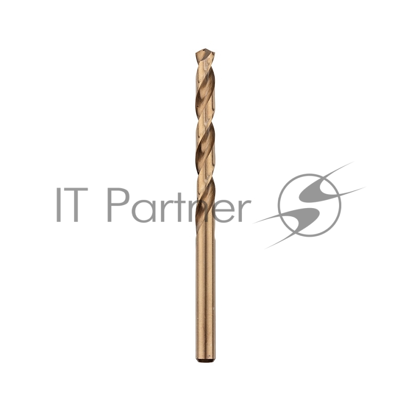 Сверло по металлу REXANT 6 мм «Кобальт» (сталь HSS-Co 5% M35 P6M5K5) (1 шт. в блистере) DIN 338