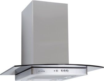 Вытяжка каминная Elikor Кристалл 60Н-430-К3Д нержавеющая сталь/тонированное стекло