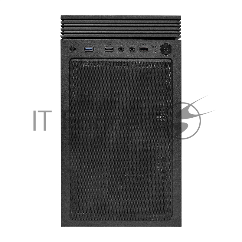 Корпус Miditower ExeGate EX290158RUS i3 MATRIX-NPX700 (ATX, 700NPX 12см, 2*USB+1*USB3.0, HD аудио, черный, 2 вент. 18см с RGB подсветкой, пылевые фильтры, передняя и боковая панели - закаленное стекло)