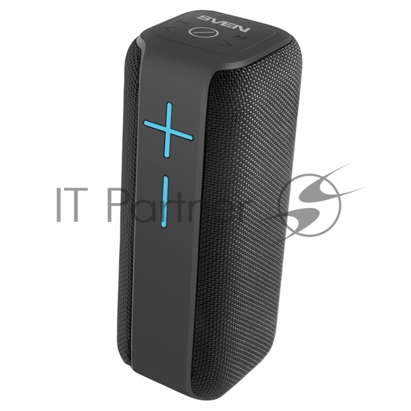 Акустическая система 2.0 SVEN PS-205, черный,, мощность 2x6 Вт (RMS), Waterproof (IPx6), TWS, Bluetooth, FM, USB, microSD, встроенный аккумулятор