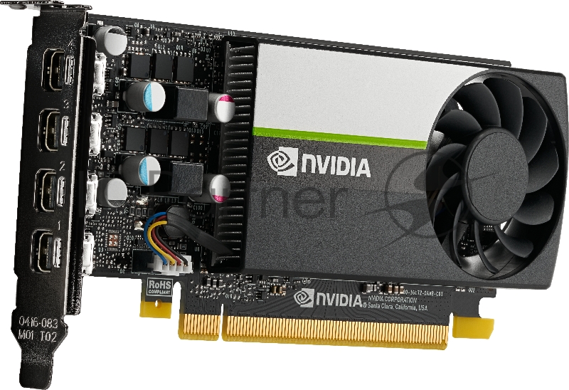 Видеокарта VGA PNY NVIDIA QUADRO T1000,4GB,PCIE 4.x16