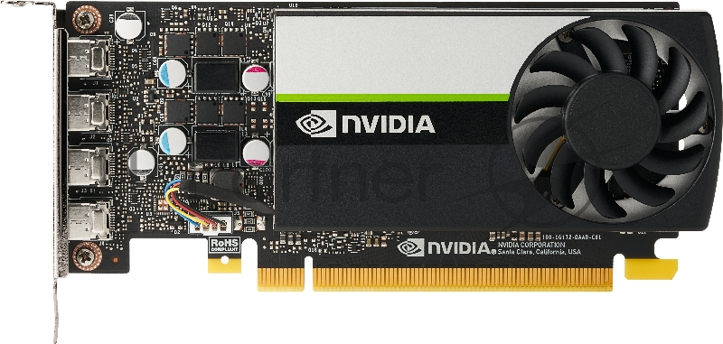 Видеокарта VGA PNY NVIDIA QUADRO T1000,4GB,PCIE 4.x16