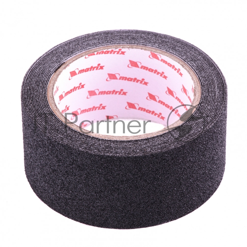 Лента MATRIX клейкая противоскользящая, черная 50 мм х 5м, 88707