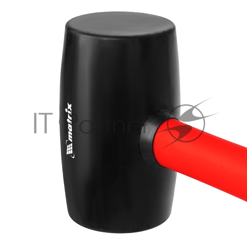 Киянка резиновая MATRIX , 680 г, черная резина, фибергласовая рукоятка// 11193