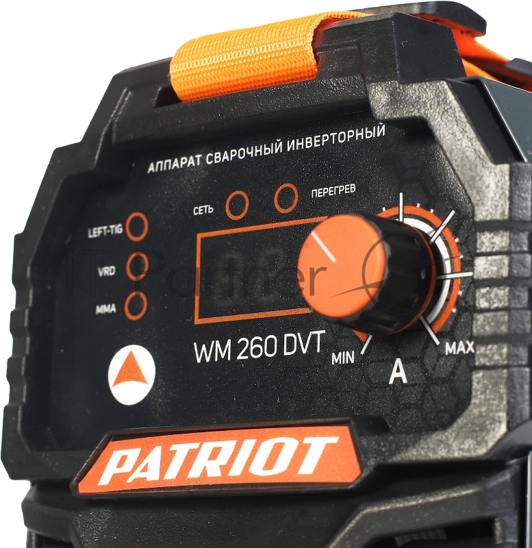 Сварочный аппарат Patriot WM260DVT инвертор MMA/TL/vrd 12.5кВт