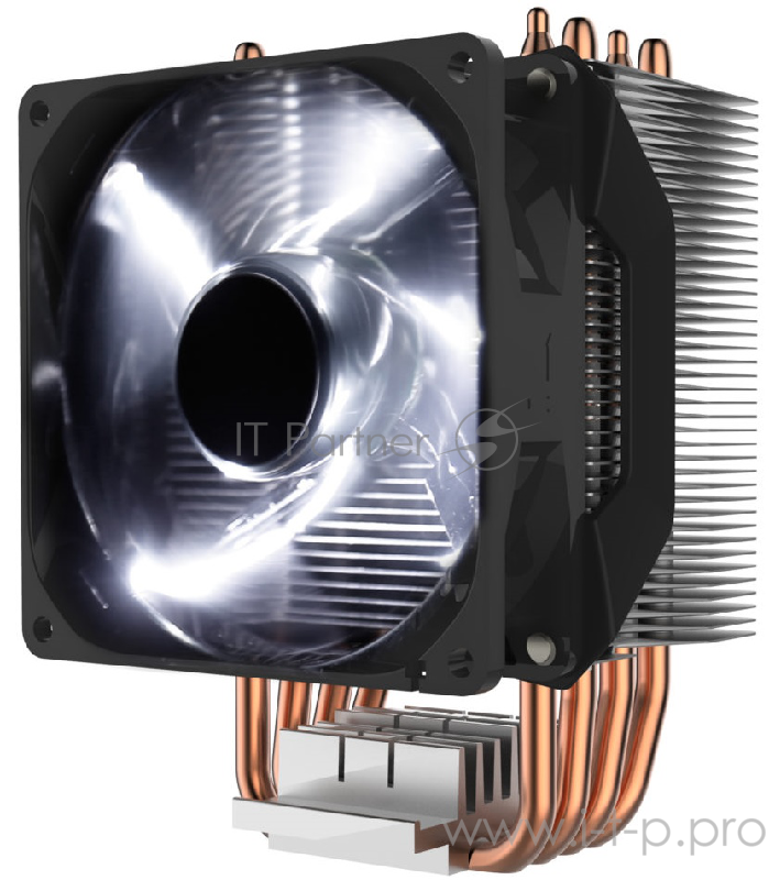 Вентилятор Cooler Master Hyper H411R, RPM, White LED fan, 100W (up to 120W), Full Socket Support (RR-H411-20PW-R1)