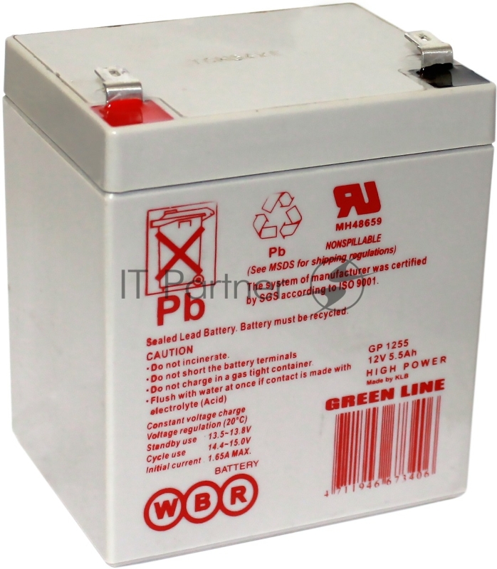Батарея WBR GP1255 (12V/5.5Ah)