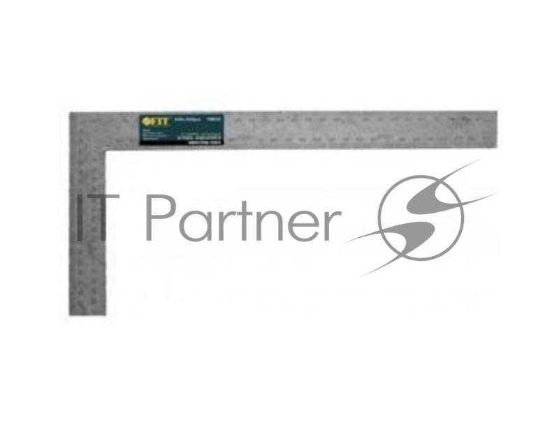 Угольник FIT 19632 слесарный цельно-металлический рифленая шкала 200 х 300мм