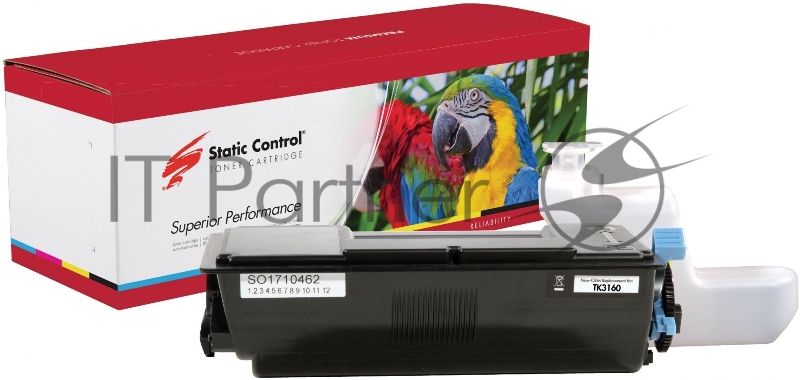 Картридж лазерный Static Control 002-08-LLK3160 черный (12500стр.) для Kyocera TK-3160
