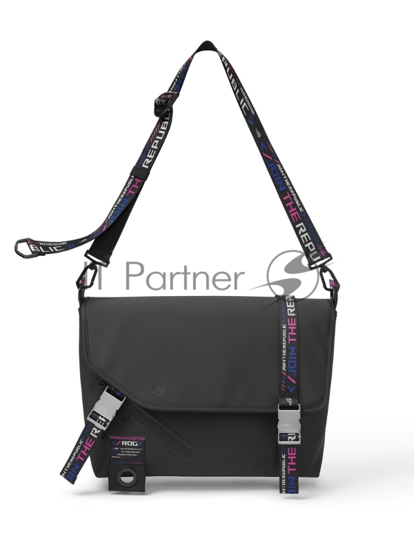 Сумка для ноутбука чёрная ASUS ROG Slash BC3500 (15.6, полиэстер, 90XB0750-BME000)