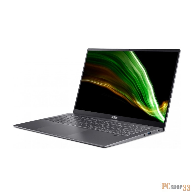 Ноутбук Acer Swift 3 SF316-51-55EP 16,1 FHD, Intel Core Ci5-11300H, 16Gb, 512GB SSD, No ODD, int., wo OS, серый, (NX.A