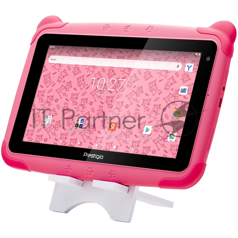 Планшет Prestigio Smartkids, PMT3997_WI_D_PKC, wifi, 7 1024*600 IPS display, up to 1.2GHz quad core processor, android 10(go edition), 1GB RAM+16GB ROM, 0.3MP front+2MP rear camera, 2500mAh battery