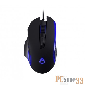 Мышь проводная CBR CM 841 Armor для правой руки, оптическая, игровая, USB, до 4800 dpi, 8 программируемых кнопок и колесо прокрутки, LED-подсветка, ABS-пластик, длина кабеля 1,5 м, цвет чёрный