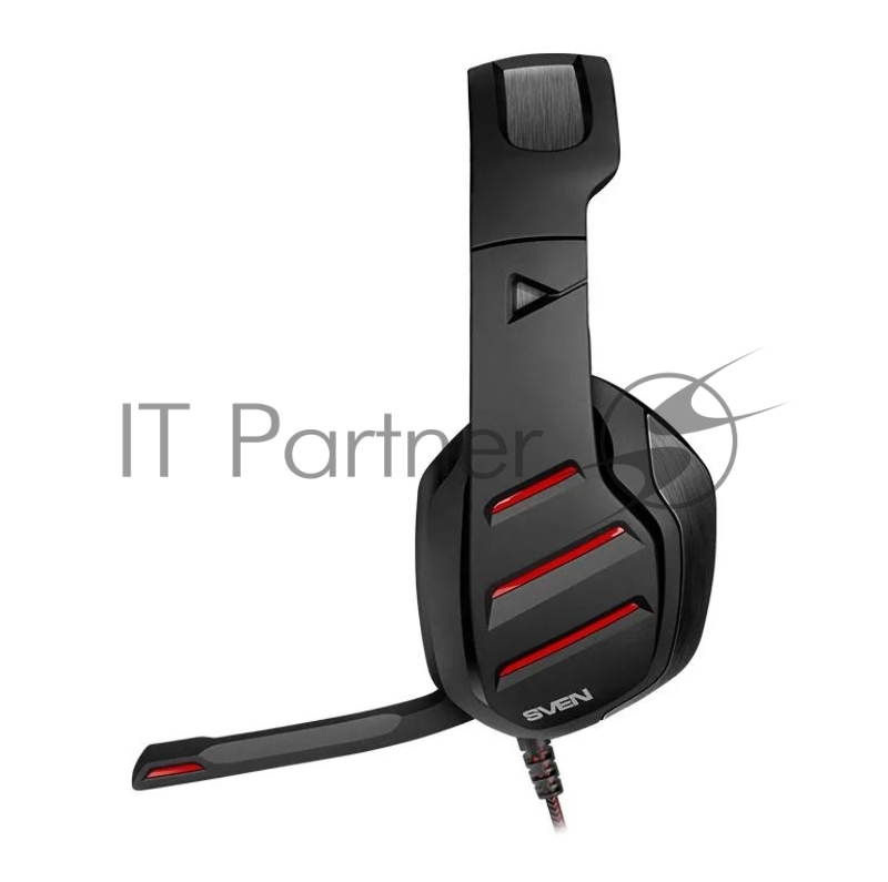 SVEN AP-U997MV Игровые наушники с микрофоном черно-красные (USB, LED, 7.1)