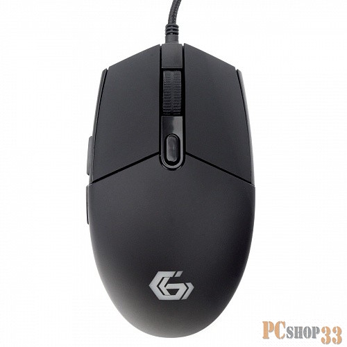 Мышь игровая Gembird MG-780, USB, 2400DPI, 5кнопок+колесо-кнопка, кабель тканевый 1.5 м