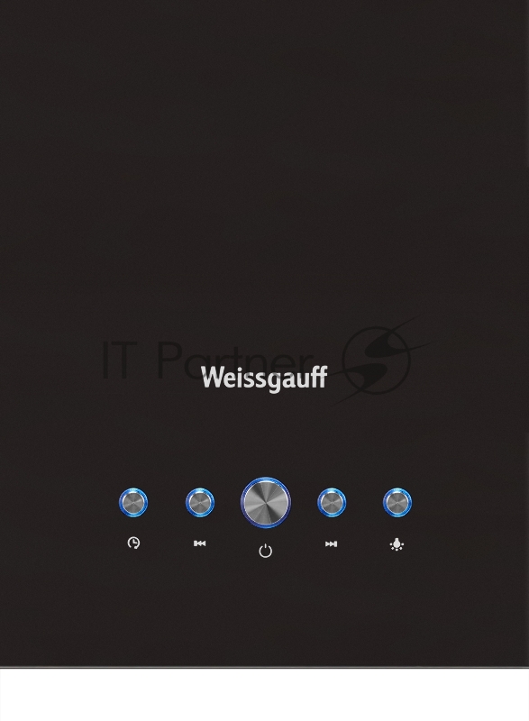 Вытяжка каминная Weissgauff IRIDA BL черный управление: кнопочное (1 мотор)