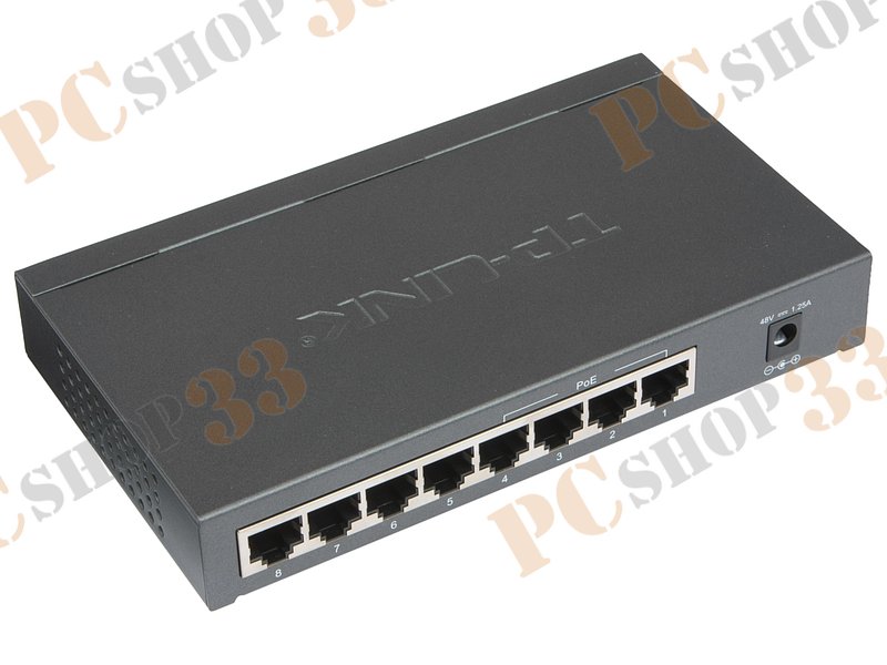 Коммутатор TP-Link TL-SG1008P 8 портов 1Гбит/сек.