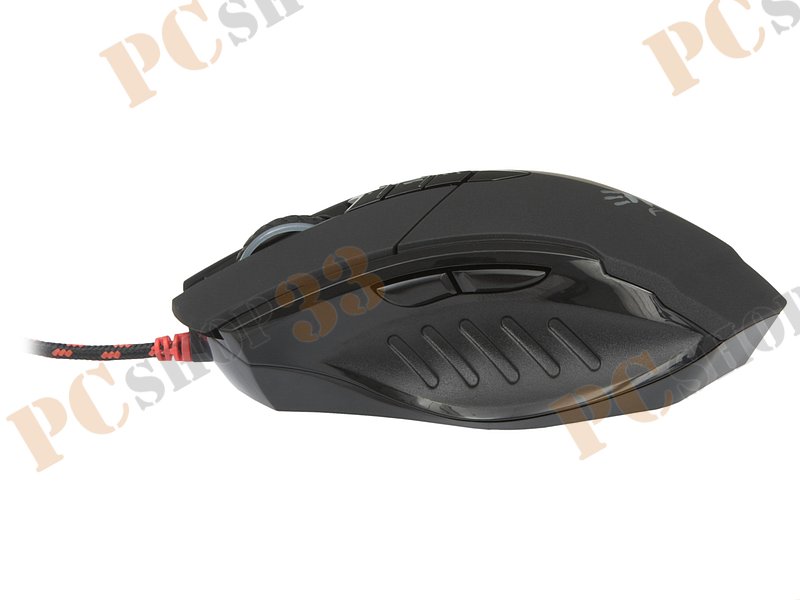 Оптическая мышь A4Tech Bloody V7M, 7кн.+скр., черный (USB)