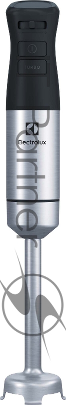 Блендер Electrolux E5HB1-8SS / Нержавеющая сталь / черный, ножки из нержавеющей стали, мощность 800 Вт, бесступенчатая регулировка скорости и функция Turbo, в комплекте: венчик, измельчитель XL, картофелемялка, мензурка