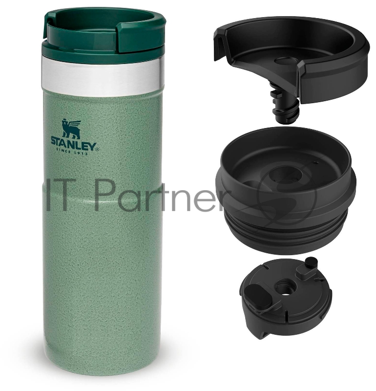 Термокружка Stanley Classic Neverleak 0.47л. зеленый (10-09851-006)