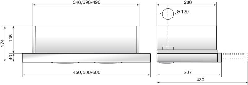 Вытяжка ELIKOR Интегра 50П-400-В2Л кремовый