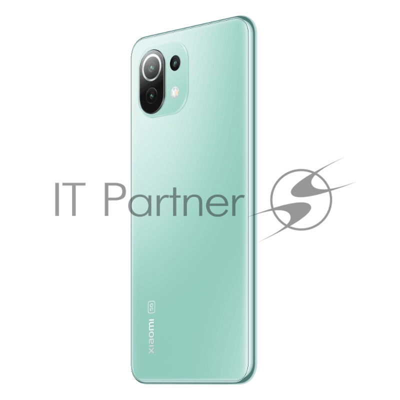 Смартфон Xiaomi 11 Lite 5G NE Mint Green (2109119DG), 16,64 см (6.55) 20:9 1080 x 2400, 1,9 ГГц+2,2 ГГц+2,4 ГГц, 8 Core, 8 GB, 128 GB, 1 ТБ, 64 МП+ 8МП + 5МП/20Mpix, 2 Sim, 2G, 3G, LTE, 5.2, WiFi 802.11 a/b/g/n/ac/ax, NFC, A-GPS, GALILEO, BEIDOU, GLO