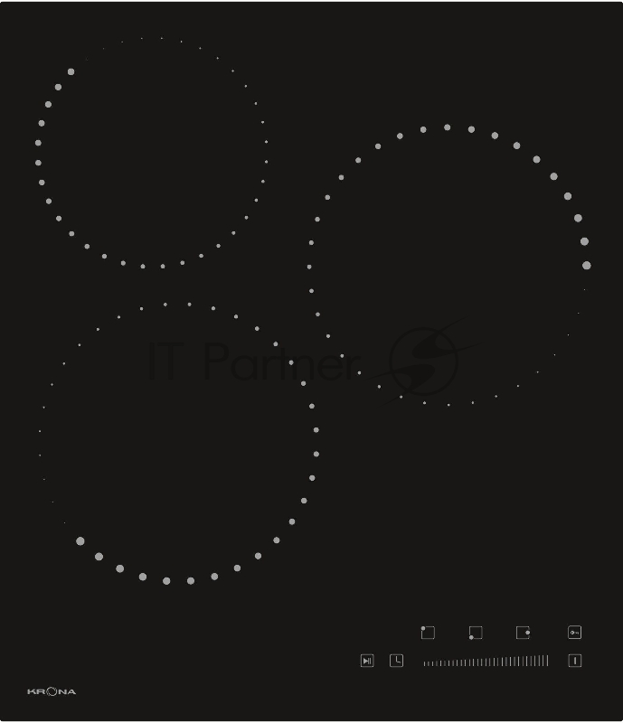 Варочная поверхность Krona CORTO 45 BL черный