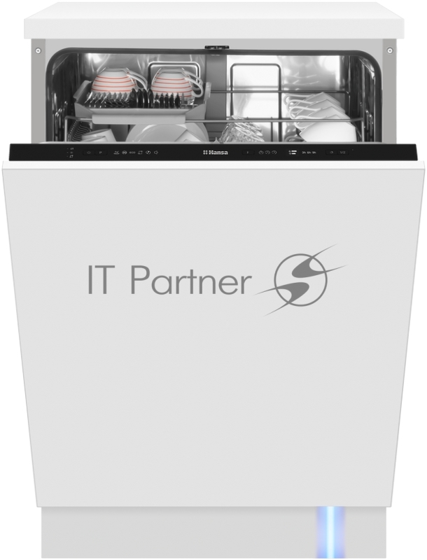 Встраиваемая посудомоечная машина Hansa ZIM616TBQ, 60 см, 2 корзины + мини-корзина, 6 программ, 13 комплектов, механическое управление, ночной режим, программа 1 час, программа Гигиена, звуковая индикация, Aquasto, программа самоочистки, программа по