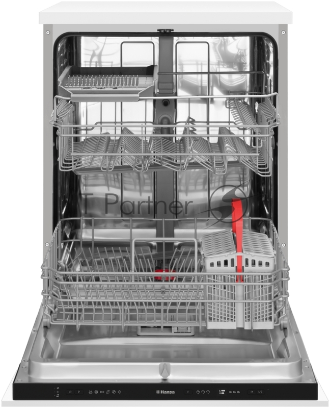 Встраиваемая посудомоечная машина Hansa ZIM616TBQ, 60 см, 2 корзины + мини-корзина, 6 программ, 13 комплектов, механическое управление, ночной режим, программа 1 час, программа Гигиена, звуковая индикация, Aquasto, программа самоочистки, программа по