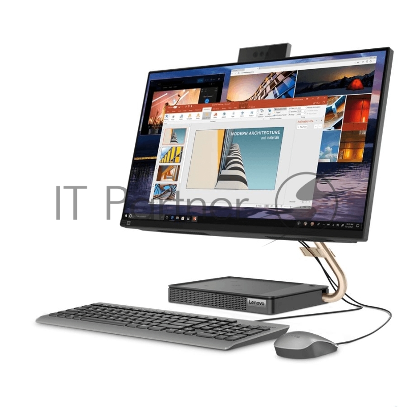Моноблок Lenovo IdeaCentre AIO 5 27IOB6 27 QHD(2560x1440) IPS/Intel Core i5-11400T 1.30GHz Hexa/16GB/1TB SSD/Integrated/noDVD/WiFi/BT5.
