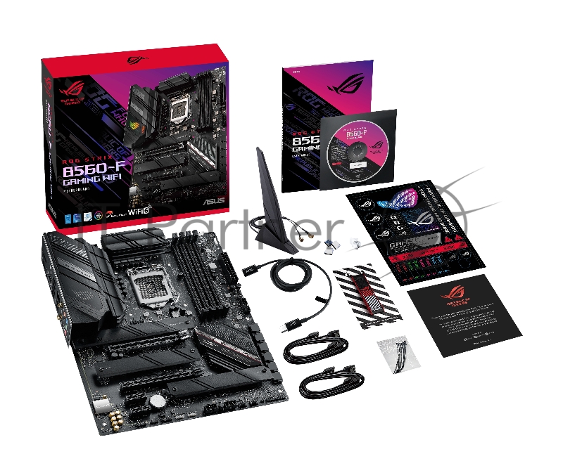 Материнская плата ASUS ROG STRIX B560-F GAMING WIFI, LGA1200, B560, 4*DDR4, HDMI+DP, CrossFireX, SATA3 + RAID, Audio, Gb LAN, USB 3.2*9, USB 2.0*5, ATX 90MB16J0-M0EAY0