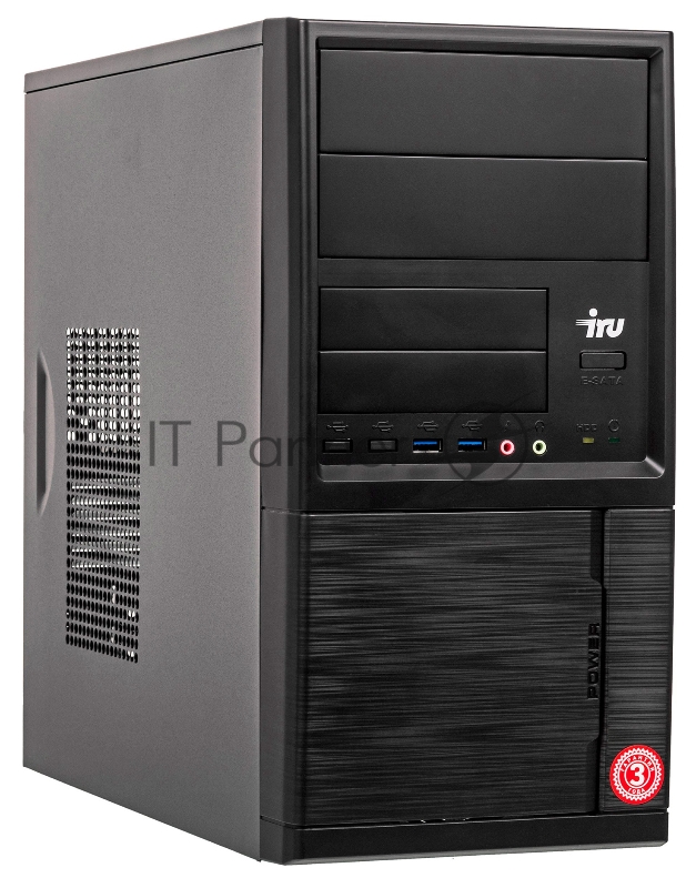 ПК IRU Office 310H5SM MT PG G6400 (4) 8Gb SSD240Gb UHDG 610 Free DOS GbitEth 400W черный