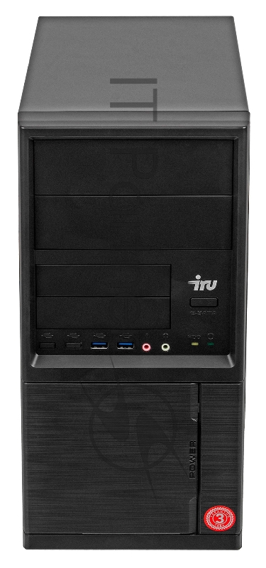 ПК IRU Office 310H5SM MT PG G6400 (4) 8Gb SSD240Gb UHDG 610 Free DOS GbitEth 400W черный