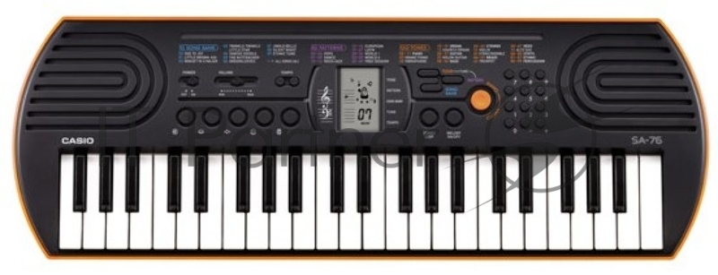 Синтезатор Casio SА-76 44клав. оранжевый