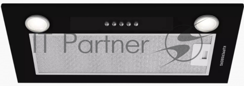 Встраиваемая вытяжка Kuppersberg INLINEA 52 B X, Цвет черный
