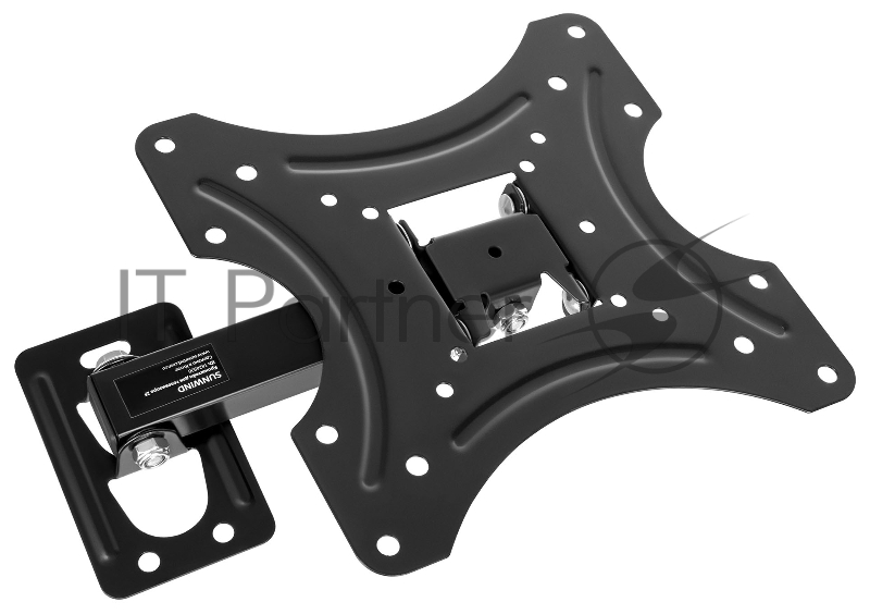 Кронштейн для телевизора SunWind 2F черный 15-48 макс.22кг настенный поворотно-выдвижной и наклонный